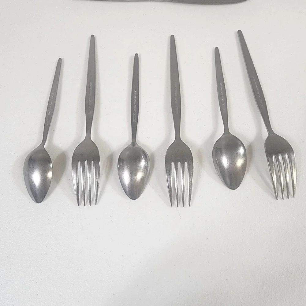 National Silver FLEUR Stainless NASCO Rose Japan Silverware replacement Flatware